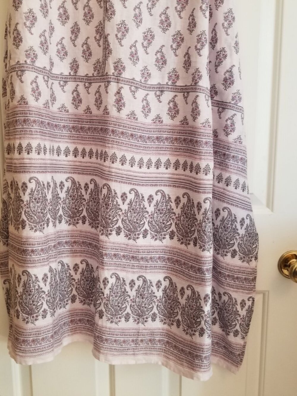 PURE JILL LINEN long sheer dress XL - Picture 5 of 9